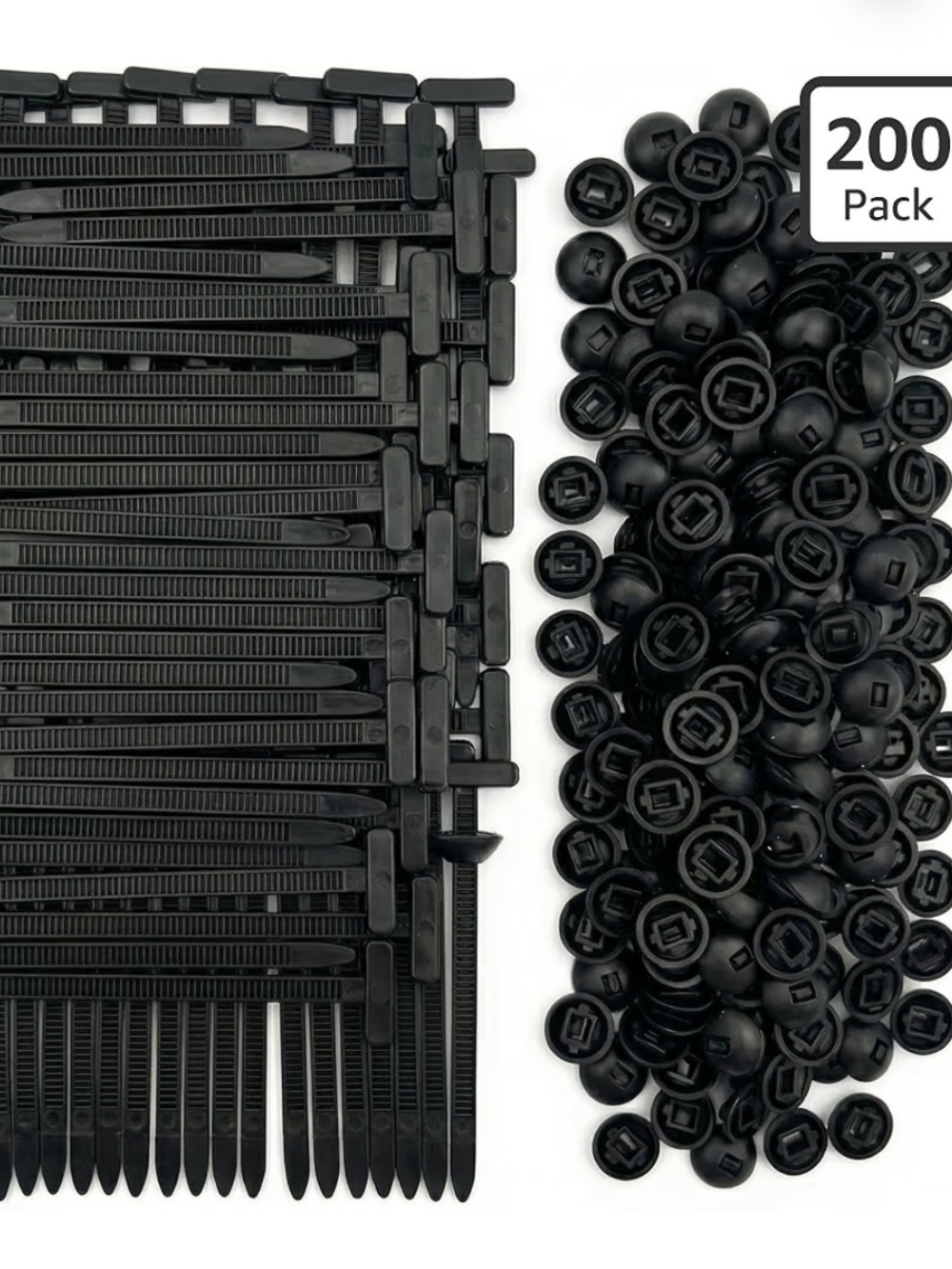 Nylon universal Cable Tie Buckle zip Tie - 200